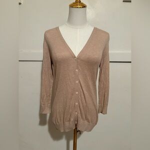 Old Navy Tan Cardigan Sweater